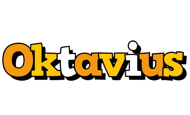 Oktavius cartoon logo