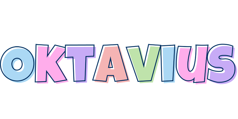 Oktavius pastel logo