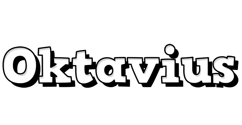 Oktavius snowing logo