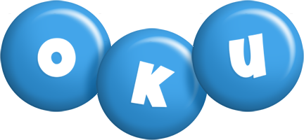 Oku candy-blue logo