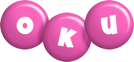 Oku candy-pink logo