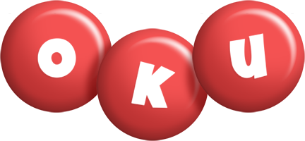 Oku candy-red logo