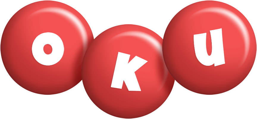Oku candy-red logo