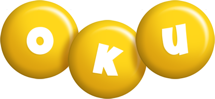 Oku candy-yellow logo