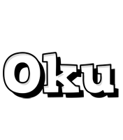 Oku snowing logo