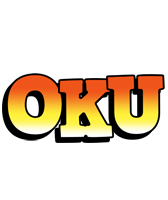Oku sunset logo