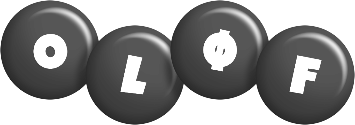 Oløf candy-black logo