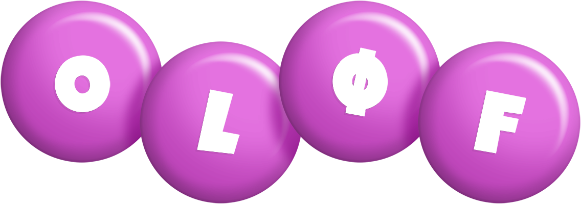 Oløf candy-purple logo