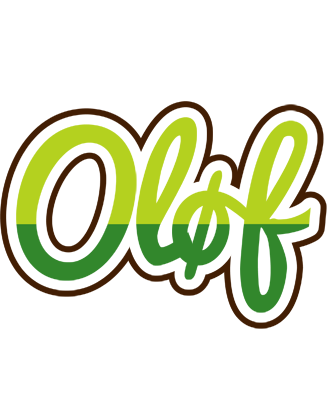 Oløf golfing logo