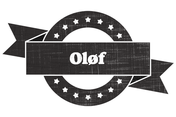 Oløf grunge logo