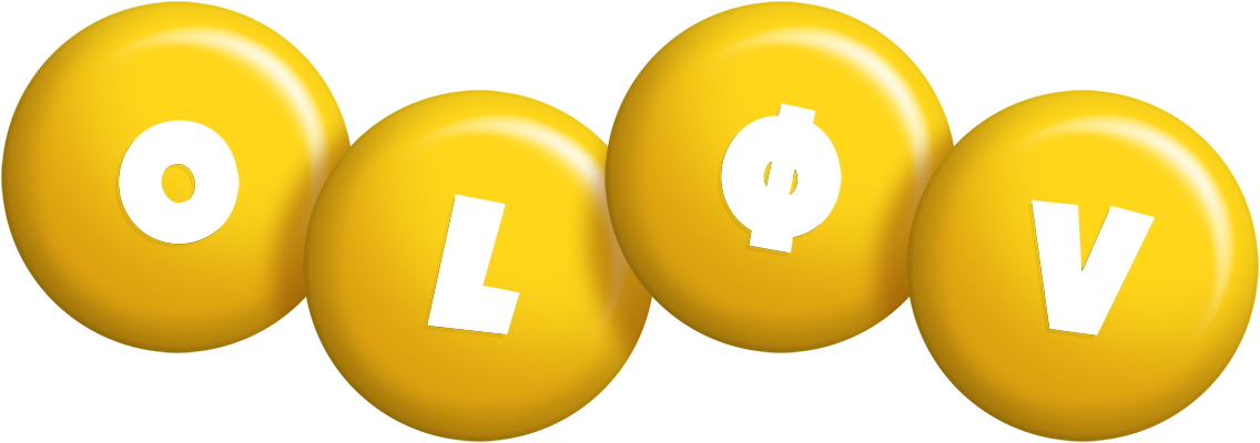 Oløv candy-yellow logo