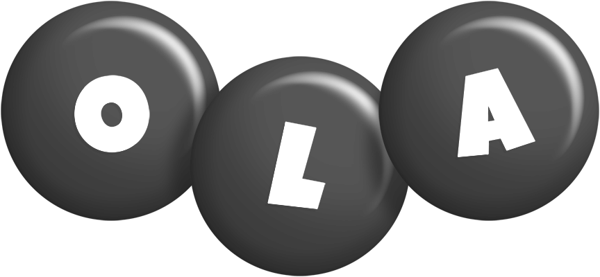 Ola candy-black logo