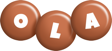 Ola candy-brown logo