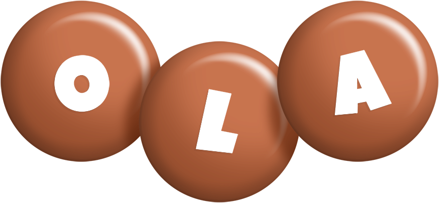 Ola candy-brown logo