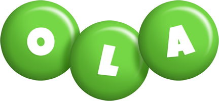 Ola candy-green logo