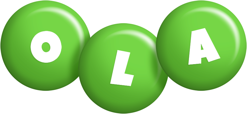 Ola candy-green logo