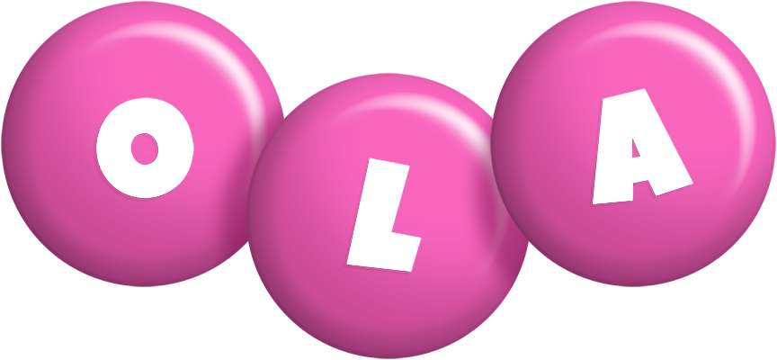 Ola candy-pink logo