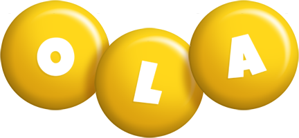 Ola candy-yellow logo