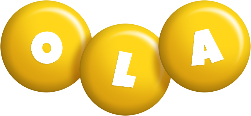 Ola candy-yellow logo