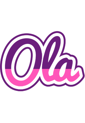 Ola cheerful logo