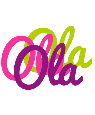 Ola flowers logo