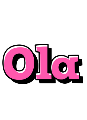 Ola girlish logo