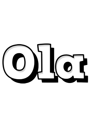 Ola snowing logo