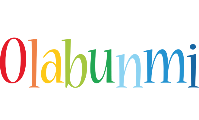 Olabunmi birthday logo