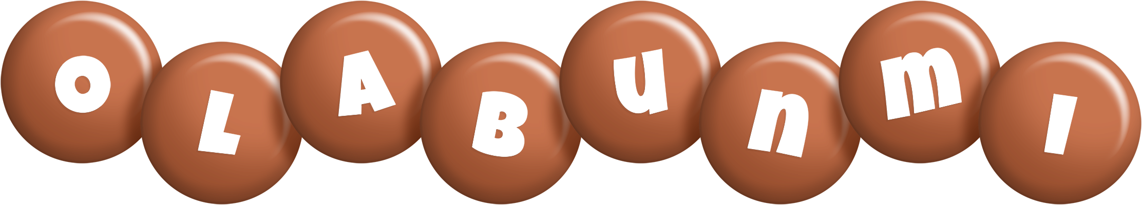 Olabunmi candy-brown logo