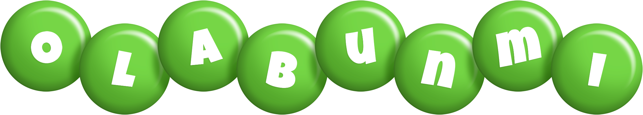 Olabunmi candy-green logo