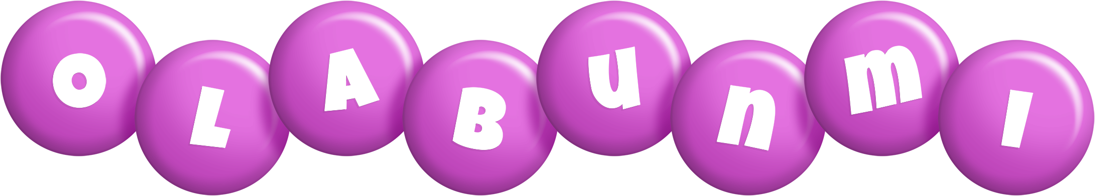 Olabunmi candy-purple logo