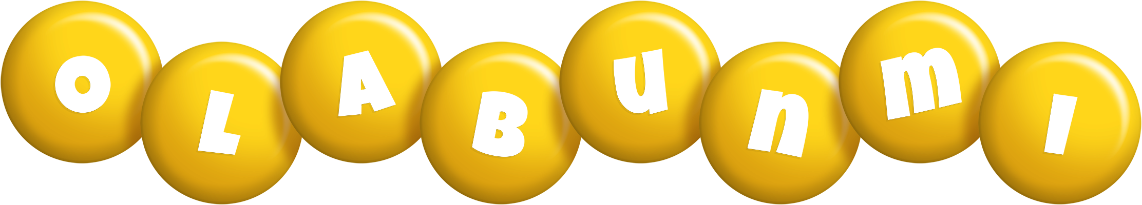Olabunmi candy-yellow logo