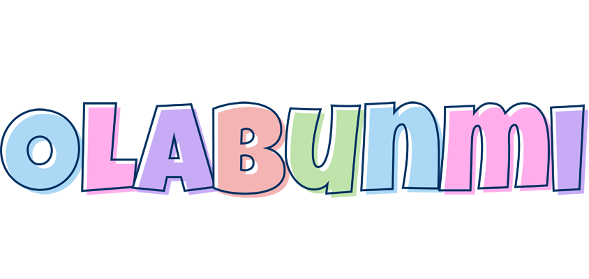 Olabunmi pastel logo