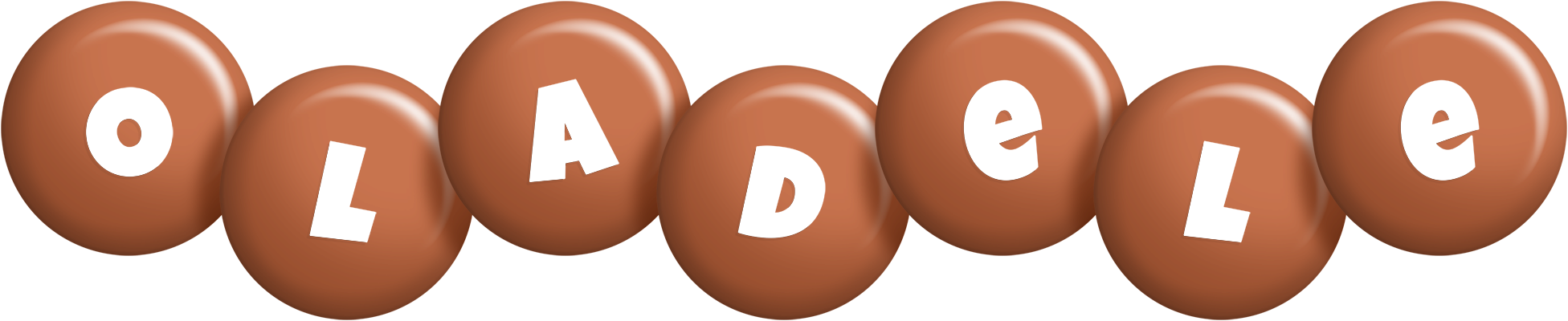 Oladele candy-brown logo