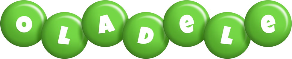 Oladele candy-green logo