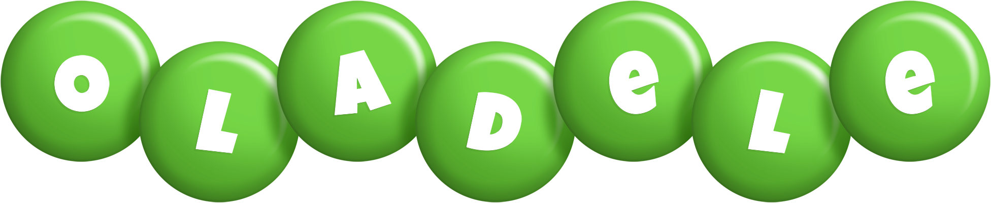 Oladele candy-green logo