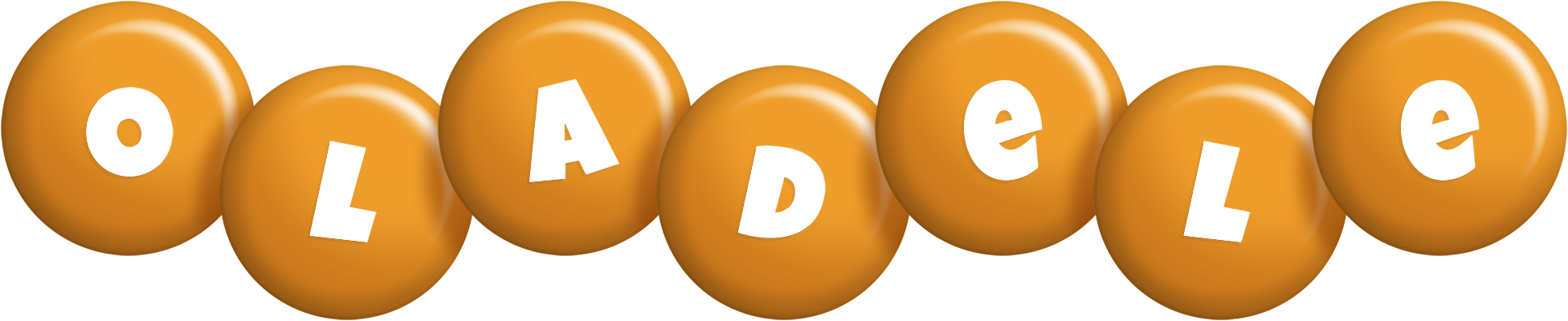 Oladele candy-orange logo