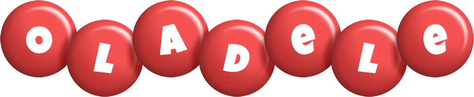 Oladele candy-red logo
