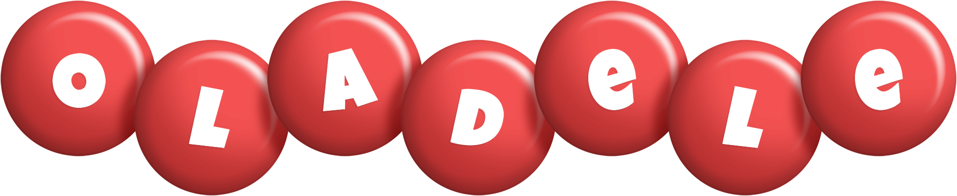 Oladele candy-red logo