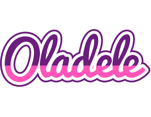 Oladele cheerful logo