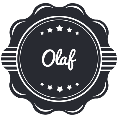 Olaf badge logo