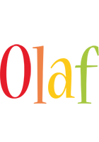 Olaf birthday logo