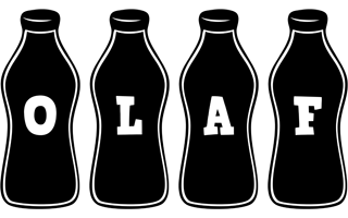 Olaf bottle logo