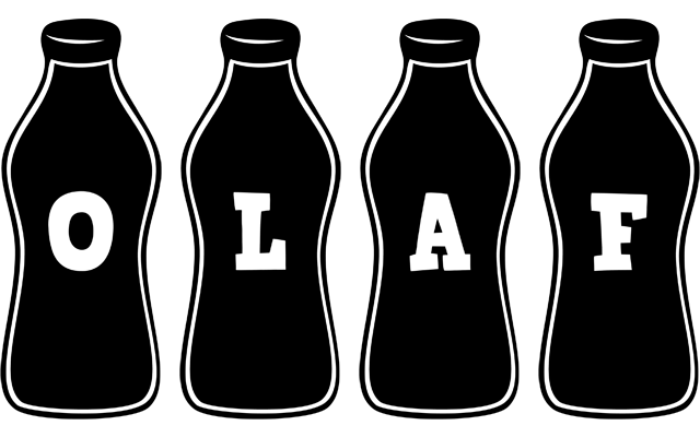 Olaf bottle logo