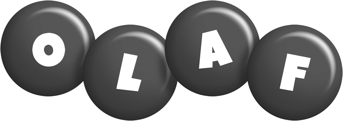 Olaf candy-black logo