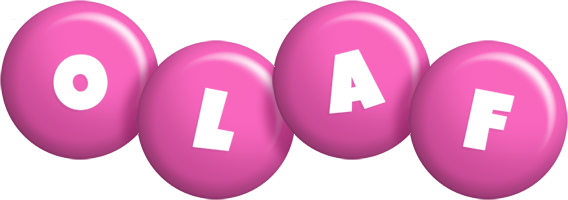 Olaf candy-pink logo