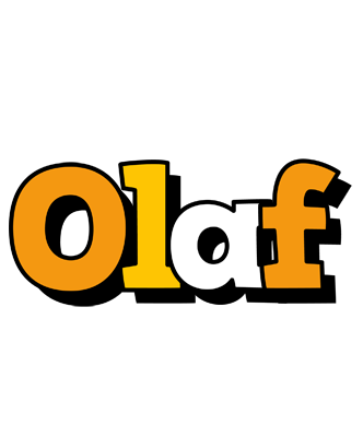 Olaf cartoon logo