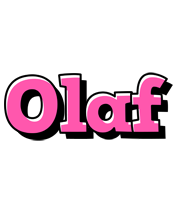 Olaf girlish logo