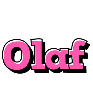 Olaf girlish logo