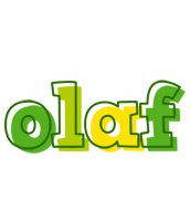 Olaf juice logo